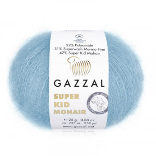 64420 Пряжа Gazzal Super Kid Mohair
