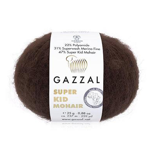64426 Пряжа Gazzal Super Kid Mohair