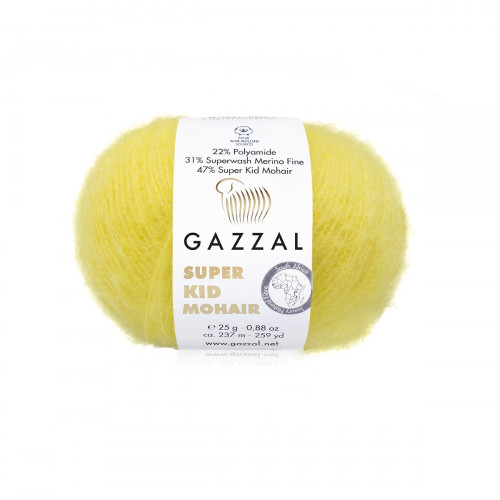 64431 Пряжа Gazzal Super Kid Mohair