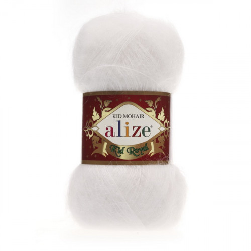 55 Пряжа Alize Kid Royal білий