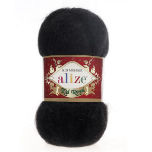 60 Пряжа Alize Kid Royal чорний