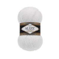 55 Пряжа Alize Lanagold білий