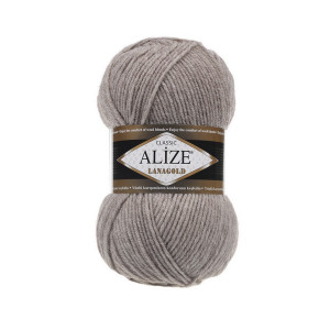207 Пряжа Alize Lanagold світло-коричневий