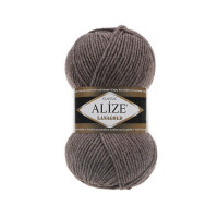240 Пряжа Alize Lanagold коричневий меланж