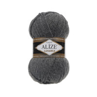 182 Пряжа Alize Lanagold середньо-сірий меланж