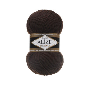 26 Пряжа Alize Lanagold коричневий