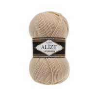 680 Пряжа Alize Lanagold медовий
