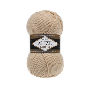 680 Пряжа Alize Lanagold медовий