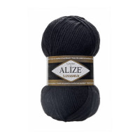 60 Пряжа Alize Lanagold чорний