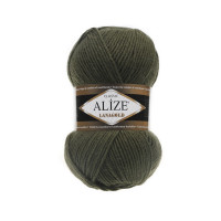 29 Пряжа Alize Lanagold хакі