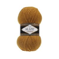 645 Пряжа Alize Lanagold гірчичний