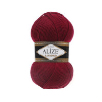 390 Пряжа Alize Lanagold вишня