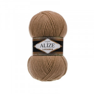 466 Пряжа Alize Lanagold темний беж