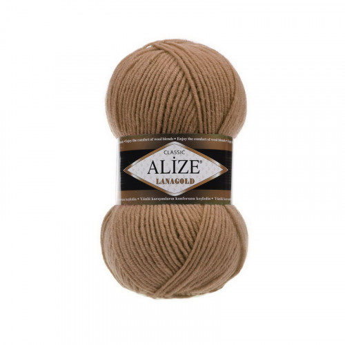 466 Пряжа Alize Lanagold темний беж