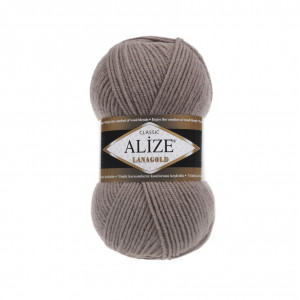 584 Пряжа Alize Lanagold кава з молоком