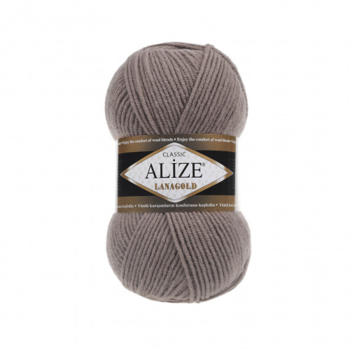 584 Пряжа Alize Lanagold кава з молоком
