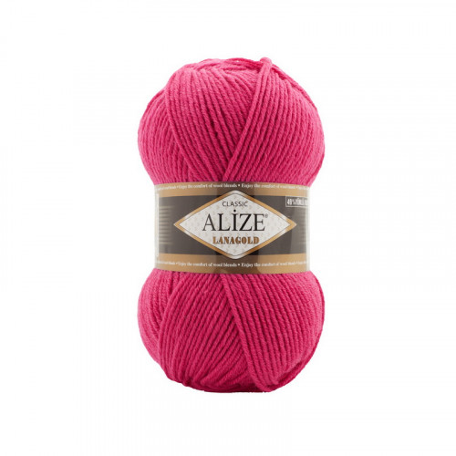 798 Пряжа Alize Lanagold малиновий