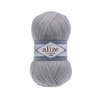684 Пряжа Alize Lanagold 800 Попелястий меланж