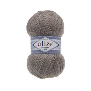207 Пряжа Alize Lanagold 800 світло-коричневий