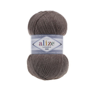 240 Пряжа Alize Lanagold 800 світло-коричневий меланж