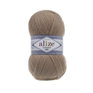 5 Пряжа Alize Lanagold 800 беж