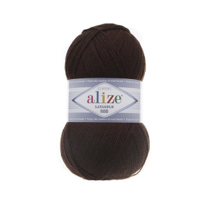 26 Пряжа Alize Lanagold 800 коричневий