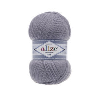 200 Пряжа Alize Lanagold 800 світло-сірий