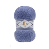 40 Пряжа Alize Lanagold 800 блакитний