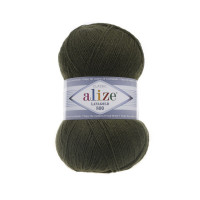 29 Пряжа Alize Lanagold 800 хакі