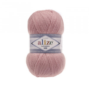 161 Пряжа Alize Lanagold 800 пудра