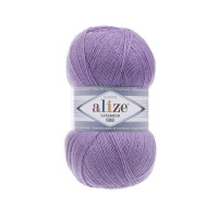 166 Пряжа Alize Lanagold 800 фіолетовий