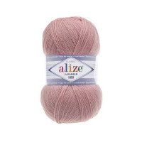 173 Пряжа Alize Lanagold 800 млява троянда