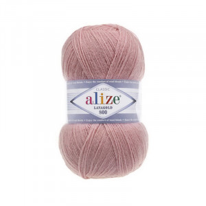 173 Пряжа Alize Lanagold 800 млява троянда