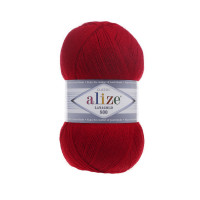 390 Пряжа Alize Lanagold 800 вишня