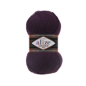 111 Пряжа Alize Lanagold Fine фуксія