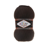 26 Пряжа Alize Lanagold Fine коричневий