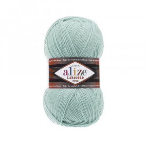 522 Пряжа Alize Lanagold Fine м'ята