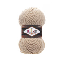 585 Пряжа Alize Lanagold Fine молочно-бежевий