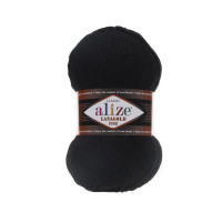 60 Пряжа Alize Lanagold Fine чорний