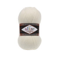 62 Пряжа Alize Lanagold Fine молочний