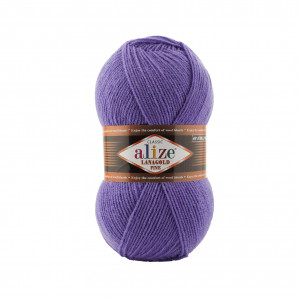851 Пряжа Alize Lanagold Fine барвінок