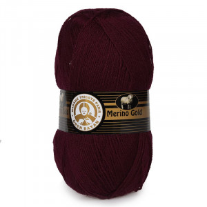 035 Пряжа Madame Tricote Paris Merino Gold бордовий