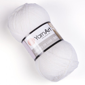 501 Пряжа YarnArt Merino De Luxe 50