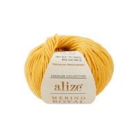 2 Пряжа Alize Merino Royal шафран