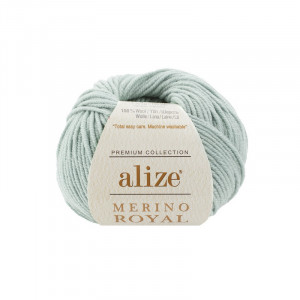 522 Пряжа Alize Merino Royal м'ята