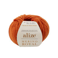 89 Пряжа Alize Merino Royal теракот