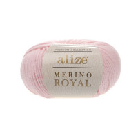 31 Пряжа Alize Merino Royal світло-рожевий