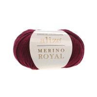 323 Пряжа Alize Merino Royal винний