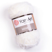 330 Пряжа YarnArt Mink білий