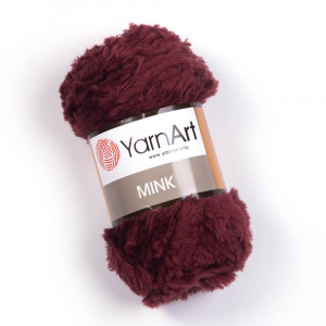 339 Пряжа YarnArt Mink бордовий